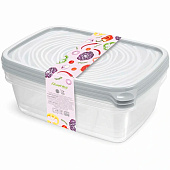 Контейнер д/продуктов 1,6л "Романо" Светло-серый С852СЕР Контейнер д/продуктов 1,6л "Романо" Светло-серый С852СЕР