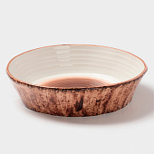 Тарелка глубокая Magistro Wood, 700 мл 10663047 Тарелка глубокая Magistro Wood, 700 мл 10663047