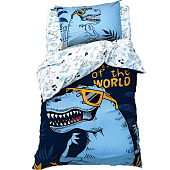  Комплект постельного белья Этель 1.5 сп T-Rex king 100% хл, бязь 4702792 