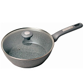  Сотейник 24х7.5см с крышкой 4275GR 