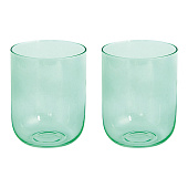  Набор стаканов для воды 0,39л,зелёный "Rainbow"  EL-R4003/RAIG 