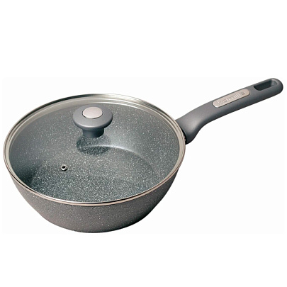  Сотейник 24х7.5см с крышкой 4275GR 
