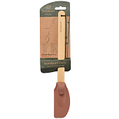Лопатка силиконовая с ручкой из бамбука Molly 4,3х28х3 см B3659