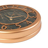 Часы настенные Рубин "Миллениум", из металла, d=30,5 см, белое золото+чёрный, 3132-001 Часы настенные Рубин "Миллениум", из металла, d=30,5 см, белое золото+чёрный, 3132-001