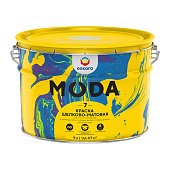 Краска моющаяся износостойкая для стен и потолков Eskaro MODA 7  (TR) 9л