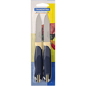  Tramontina Multicolor Нож кухонный с зубцами 8см, блистер, цена за 2шт., 23528/213 /871-569 
