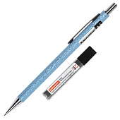  Набор карандаш механический и грифели BRAUBERG OCEAN BLUE, 0,5 мм,HB 12 штук, 181970 