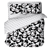 Комплект постельного белья 1,5 спальный Mariya DeLuxe Панда тайм П-КПБ-1,5сп -р Панда Комплект постельного белья 1,5 спальный Mariya DeLuxe Панда тайм П-КПБ-1,5сп -р Панда