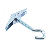 Складной пруж.дюбель с крюком М4 (1шт) Складной пруж.дюбель с крюком М4 (1шт)