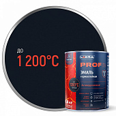 Эмаль термостойкая антикоррозионная Лакра PROF IT до 1200 С Черный 0,8 кг Эмаль термостойкая антикоррозионная Лакра PROF IT до 1200 С Черный 0,8 кг