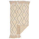  Коврик для ванной 50х80 серый хлопок 65882 