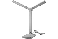 Светильник настольный ученический LED/12 Вт/6000 К белый/кожа /Ultraflash
