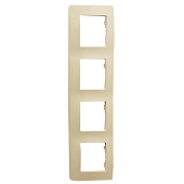 Рамка 4-м ETIKA сл. кость Leg 672514 Рамка 4-м ETIKA сл. кость Leg 672514