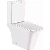 Унитаз напольный 1213А безободковый, сидение полипропилен тонкое,микролифт,быстросъем,2-кн кругл (чаша квадр) Унитаз напольный 1213А безободковый, сидение полипропилен тонкое,микролифт,быстросъем,2-кн кругл (чаша квадр)