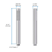 Ручной душ Европа 1 режим хром AQ2002CR Aquatek Ручной душ Европа 1 режим хром AQ2002CR Aquatek