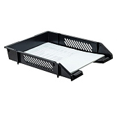  Лоток горизонтальный для бумаг BRAUBERG "Office-Expert", А4 (343х262х58 мм), сетчатый черный, 238015 