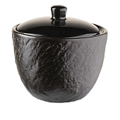 Сахарница BILLIBARRI Wild Slate, фарфор, 270мл,черный Сахарница BILLIBARRI Wild Slate, фарфор, 270мл,черный