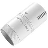 Термоголовка жидкостная Royal Thermo Design М30х1,5 белый Термоголовка жидкостная Royal Thermo Design М30х1,5 белый