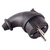 Вилка угловая с/з, каучук IP44 16А 250В Вихрь Вилка угловая с/з, каучук IP44 16А 250В Вихрь