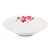 Тарелка 20 см суповая Орхидея фарфор ст8-88837н Тарелка 20 см суповая Орхидея фарфор ст8-88837н