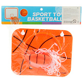  Игровой набор Баскетбол размер корзины 6х16х26см, d мяча 8см, 2283494 