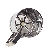 Кружка-сито O10х10см для муки с одинарным ситовым дном из нержавеющей стали /7783 Кружка-сито O10х10см для муки с одинарным ситовым дном из нержавеющей стали /7783