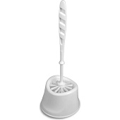  Ёршик туалетный с подставкой Капри Белый (12) С336БЕЛ 