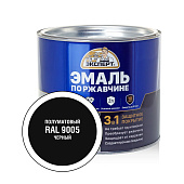 Эмаль по ржавчине 3в1 черная RAL 9005 Эксперт 1,8кг Эмаль по ржавчине 3в1 черная RAL 9005 Эксперт 1,8кг