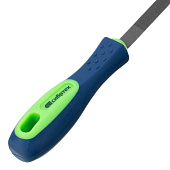 Напильник, 150 мм, трехгранный, двухкомпонентная рукоятка, №2// Сибртех Напильник, 150 мм, трехгранный, двухкомпонентная рукоятка, №2// Сибртех