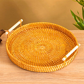 Поднос плетёный ротанг 10709644 Поднос плетёный ротанг 10709644