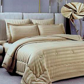 Комплект постельного белья EFOR SATIN модель 2 с одеялом бежевый евро Комплект постельного белья EFOR SATIN модель 2 с одеялом бежевый евро