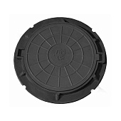 Люк канализационный ПП тип ЛМ 1,5 тн, черный 725/565/45 Люк канализационный ПП тип ЛМ 1,5 тн, черный 725/565/45