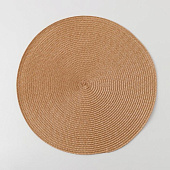  Салфетка кухонная «Лофт», d=38 см, цвет песочный 6869164 