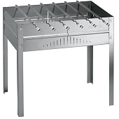 Мангал FORESTER 50х30х50см разборный,с ребрами жесткости,6 шампуров,усил.дно Мангал FORESTER 50х30х50см разборный,с ребрами жесткости,6 шампуров,усил.дно
