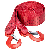  Трос полиэстер длина 5 м лента 50 мм нагрузка на разрыв 5 тонн крюки 160 гр закалка STAFF SKYWAY 