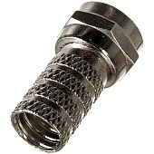 Разъем антенный на кабель, штекер F, для кабеля RG-6 PROCONNECT Разъем антенный на кабель, штекер F, для кабеля RG-6 PROCONNECT