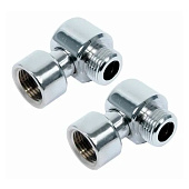 Соединение угловое для полотенцесушителя 1/2"гх1/2"ш К04-LFM022 (2 шт.)