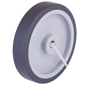 Колесо 125мм пласт.с резин.бандажом (1 шт)(70кг) Колесо 125мм пласт.с резин.бандажом (1 шт)(70кг)