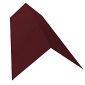 Планка конька обычного 0,4х190х190 L=2м (3005)красное вино Планка конька обычного 0,4х190х190 L=2м (3005)красное вино