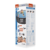  Бассейн каркасный Bestway Steel Pro Max 366х100см, 9150л, ф-насос, лестница, чехол, совместим с картртиджем 58094(ll)  арт.5614X 