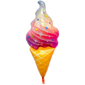 Шар фольгированный "Мороженка" 118х48 см Шар фольгированный "Мороженка" 118х48 см