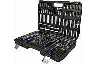Набор инструментов, 171 предм., 1/2", 1/4", 3/8", пластиковый кейс, Vertextools