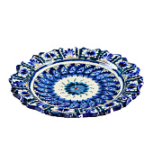  Тарелка Риштанская Керамика «Цветы», d=17 см, керамика, микс 1573765 