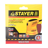  Круг шлифовальный 125мм Р320,8 отверстий(5шт)/STAYER 