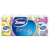  Платки бумажные Зева 3-сл сл Делюкс Дизайн 10шт 