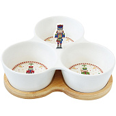 Менажница 3-х секционная 20.5х12см на подставке "Щелкунчик" Easy Life EL-R2181/NUTC Менажница 3-х секционная 20.5х12см на подставке "Щелкунчик" Easy Life EL-R2181/NUTC