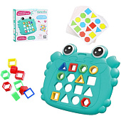 Игровой центр развивающий Elefantino Крабик, сортер 16 фигурок, 30 карточек, IT109537 Игровой центр развивающий Elefantino Крабик, сортер 16 фигурок, 30 карточек, IT109537