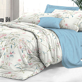 Комплект постельного белья Sateen De Luxe Масами, семейный, сатин, пододеяльник 2 шт,наволочки 70х70 см, 144 Комплект постельного белья Sateen De Luxe Масами, семейный, сатин, пододеяльник 2 шт,наволочки 70х70 см, 144