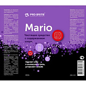 Чистящий порошок Pro-Brite Mario с содержанием хлора 400 г Чистящий порошок Pro-Brite Mario с содержанием хлора 400 г