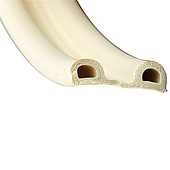 Уплотнитель P-профиль 9 мм бел двойной Уплотнитель P-профиль 9 мм бел двойной